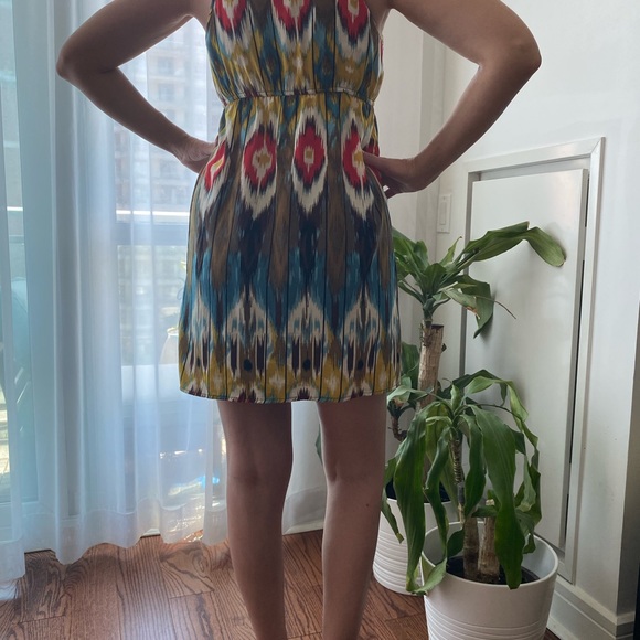 Sexy Vivid Colours Summer Dress With Shoulder Straps Size Small - Picture 3 of 9